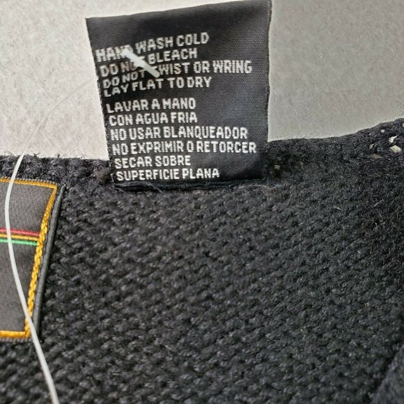 N8tive Nits Sandi And Jo Womens Black‎ Bronze Beaded Pullover Sweater Size XL - Picture 7 of 11